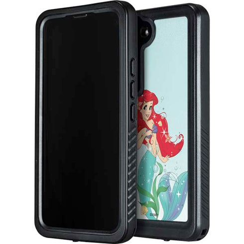 Disney The Little Mermaid Ariel Sparkles Art Galaxy S24 Plus Waterproof Case